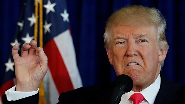 El candidato republicano Donald Trump