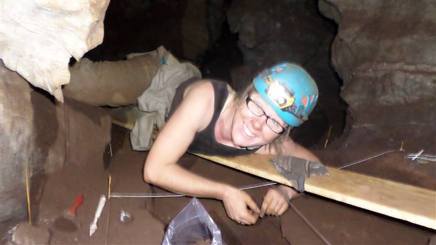 Although she was ‘pretty daunted’ at the very beginning, Marina Elliott is now quite comfortable digging in the famous Dinaledi chamber.