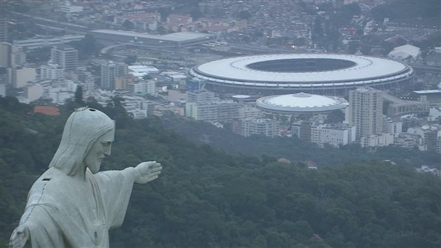 Une vue aérienne de Rio au Brésil. Une vue aérienne de Rio au Brésil.