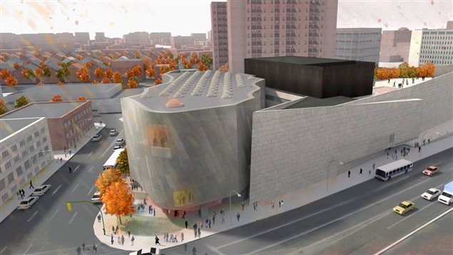 An artist’s rendering of the Inuit Art Centre planned to open in 2020.