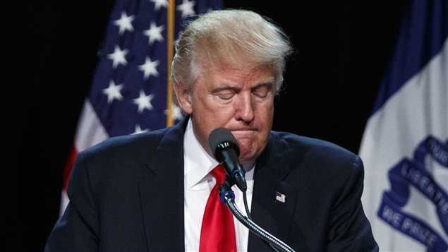 El candidato republicano Donald Trump