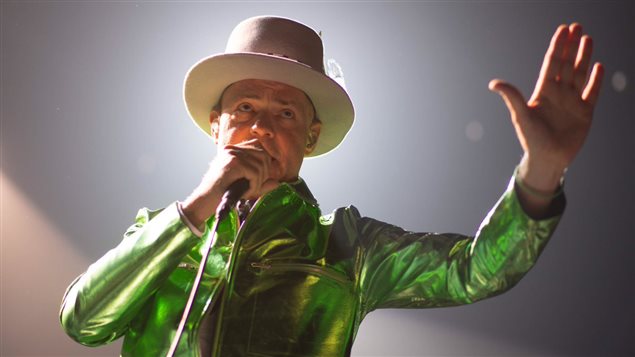 Gord Downie, durante el concierto de The Tragically Hip àen Winnipeg, Manitoba.