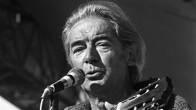 Le chanteur et poète Félix Leclerc