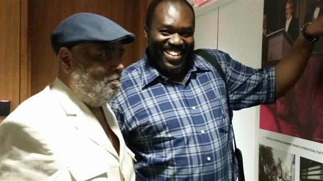 Le cinéaste Med Hondo et Aboubakar Sanogo, programmateur de la rétrospective The Indocile Image: The Cinema of Med Hondo Le cinéaste Med Hondo et Aboubakar Sanogo, programmateur de la rétrospective The Indocile Image: The Cinema of Med Hondo