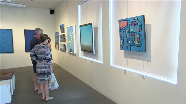 Exposition Bleu à la Galerie Cube Atelier d’été . Exposition Bleu à la Galerie Cube Atelier d’été .
