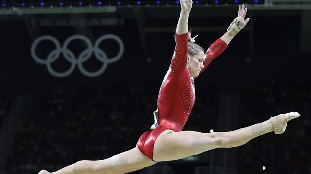 Watching Olympic athletes like Canadian gymnast Brittany Rogers can inspire young people to follow in their footsteps.