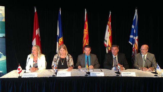 Les ministres de l’Environnement des quatre provinces atlantiques ont rencontré leur homologue fédérale, mardi, à Halifax.