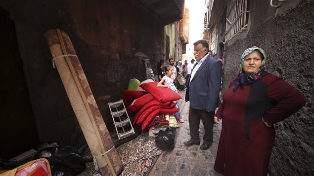 Los habitantes de Diyarbakir deben huir frecuentemente de sus casas como consecuencia de la violencia.