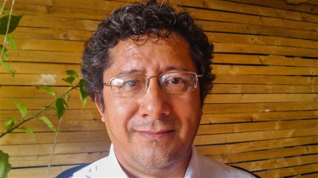 El periodista hondureño Félix Molina