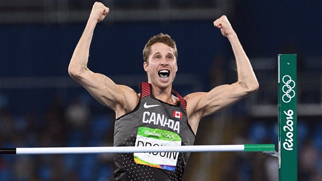 Canadian Derek Drouin’s dream of becoming a gold medal Olympic athlete came true after he cleared 2.38 metres in the high jump.