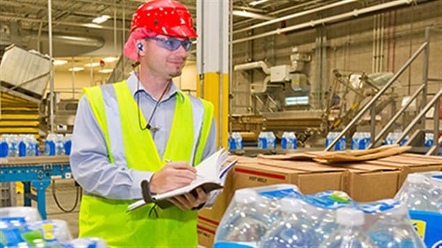 Inside the bottling plant at Aberfoyle which can produce over 1,000 bottles of water a minute.