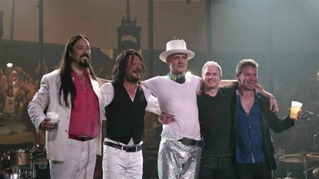  Rob Baker, Paul Langlois, Gord Downie, Johnny Fay and Gord Sinclair. (CBC)