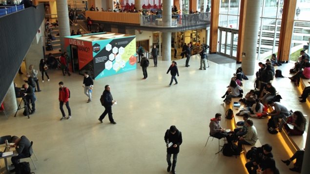 UBC’s demonstration ’Nano Studio’ set up in the AMS Student Nest earlier this year.