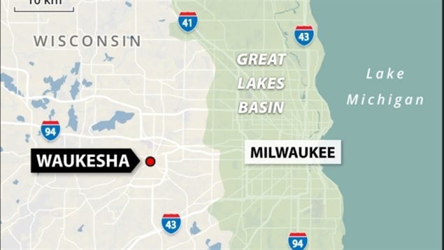 Waukesha lies just outside the Great Lakes basin area and so through international agreement would not normally be allowed to withdraw water from the lake. A special deal, many say could be see as precedent setting, will allow it to take water from Lake Michigan