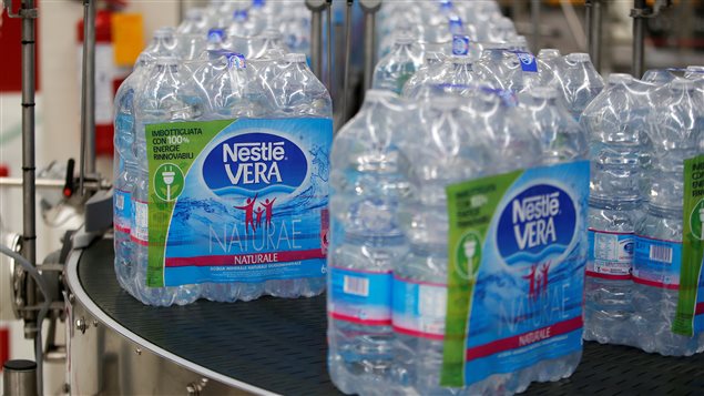 Usine d’embouteillage d’eau de la compagnie Nestlé