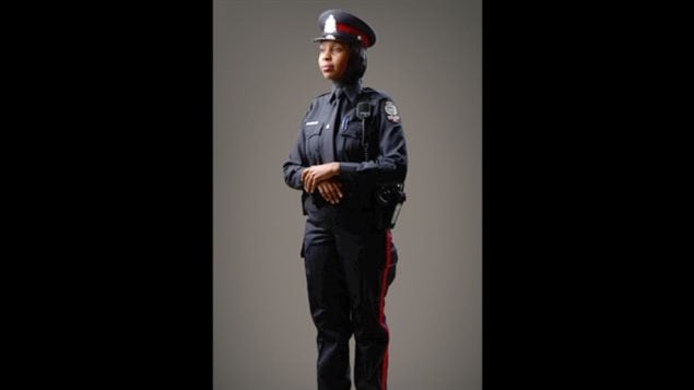 The police department in the western city of Edmonton had a hijab specially designed for its officers.