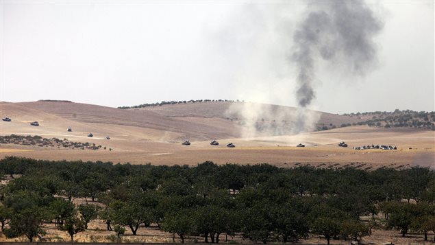 La frontera turco-siria bajo fuego.
