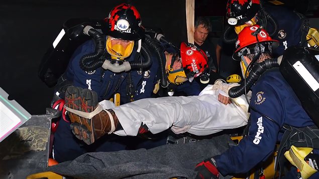 International mine rescue competitions test the skills of mine rescue teams from around the world. This year the competition is being held in sudbury Ontario, and for the first time some of the competitions will take place deep underground in actual mines.