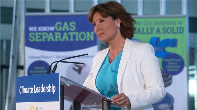 British Columbia Premier Christy Clark announced her province’s ‘Climate Leadership Plan’ on August 19, 2016.