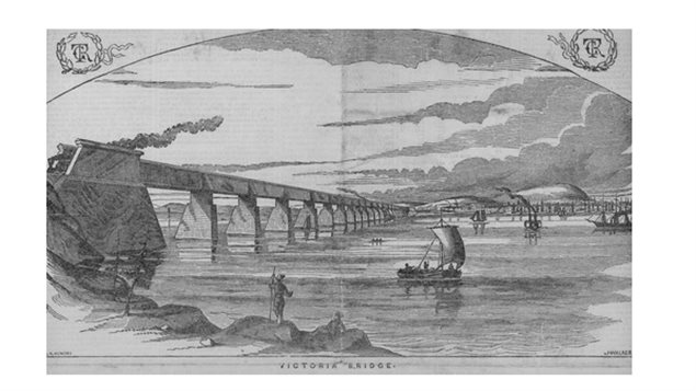 Engraving showing the original tube structure