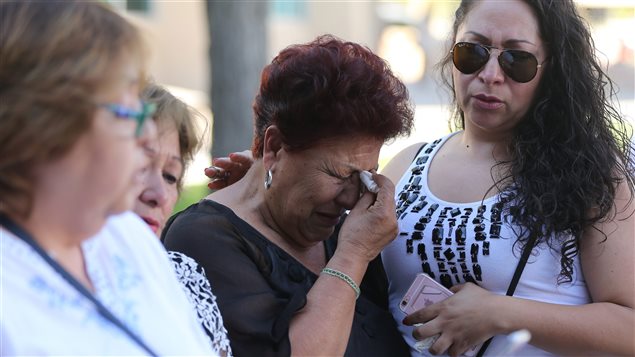 Admiradores en Texas, donde Juan Gabriel tenía previsto actuar el día de su deceso.