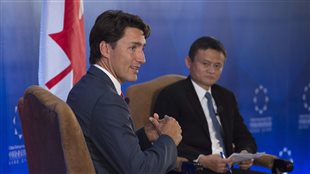 Justin Trudeau a rencontré Jack Ma, reconnu comme le Bill Gates de la Chine.