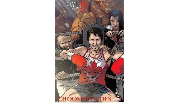 The variant cover in full of Marvel Comics latest issue of Civil War II