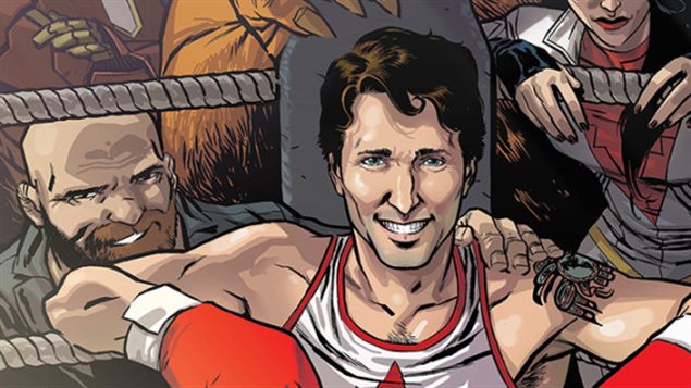 A variant cover of Marvel’s latest issue of Civil Warr II features current Canadian Prime Minister Justin Trudeau