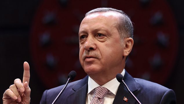الرئيس التركي رجب طيّب اردوغان في أيلول سبتمبر 2016