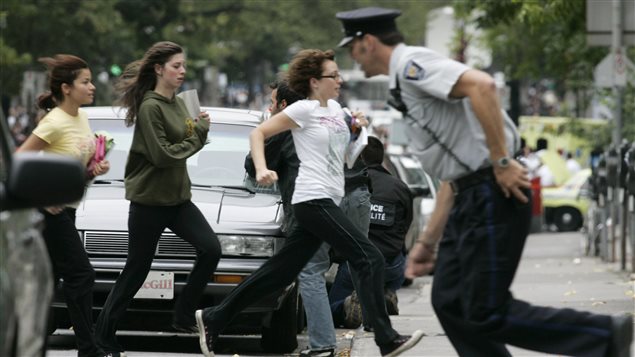 Fusillade au Collège Dawson, le 13 septembre 2006.