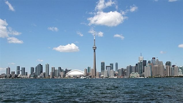 Toronto seen from Lake Ontario in 2012. A new report comparing 30 international cities in which to live and work rates it in third place behind London, but ahead of New York