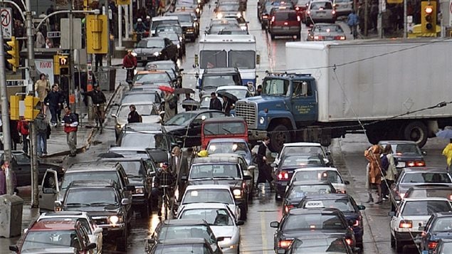 Toronto fell behind in the rankings when it came to categories like commute times and traffic congestion. A 2011 study showed the longest commute times in Canada were for Toronto and area residents.
