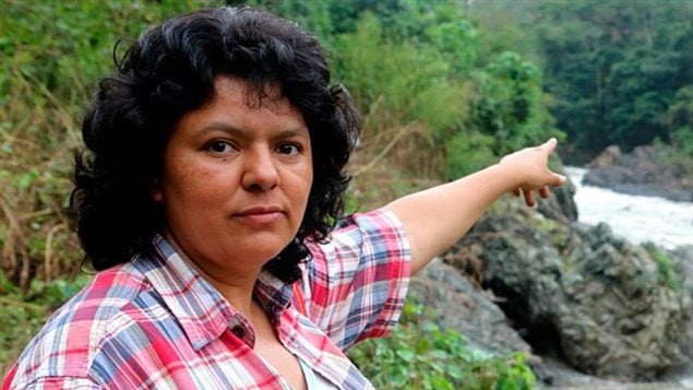 La activista asesinada por oponerse a una represa hidroeléctrica en Honduras.