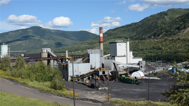 Coal is mined at Grande Cache, Alberta to fuel electricity generating plants.