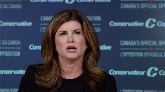 La jefa interina del Partido Conservador federal, Rona Ambrose.