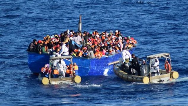 Más de 10 000 migrantes clandestinos perdieron la vida en el Mediterráneo desde 2014, según el Alto Comisionado de Naciones Unidas para los Refugiados.