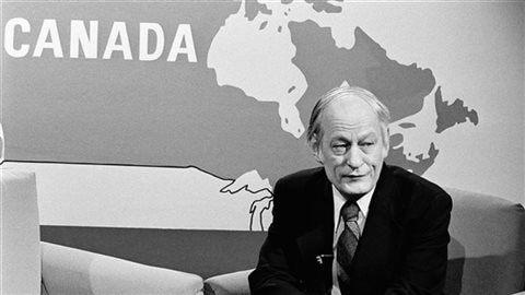 René Lévesque, figure marquante du mouvement indépendantiste québécois, en 1979 Photo : CP/AP