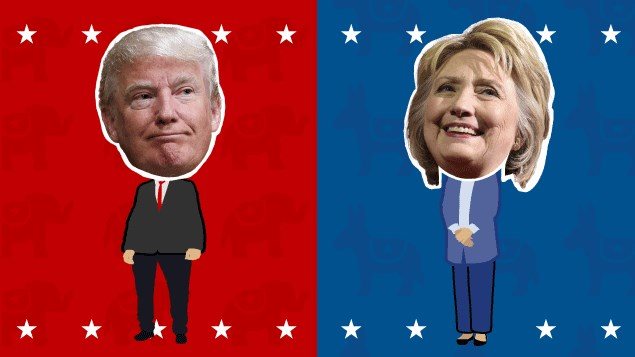 Donald Trump et Hillary Clinton