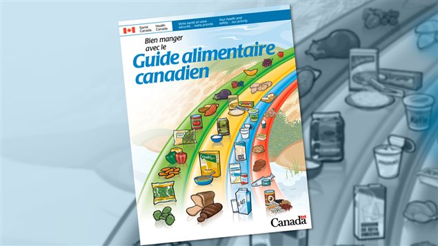 Le Guide alimentaire canadien actuel classe les aliments en quatre groupes.