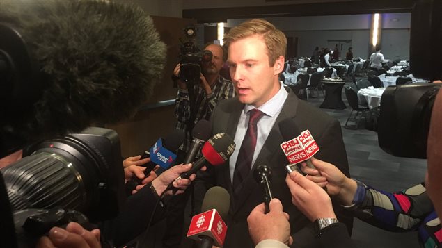 Le premier ministre du Nouveau-Brunswick, Brian Gallant