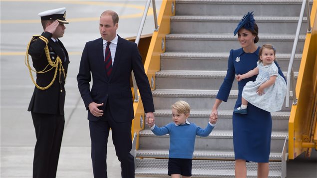 Le duc et la duchesse de Cambridge et leurs enfants, George et Charlotte. 
