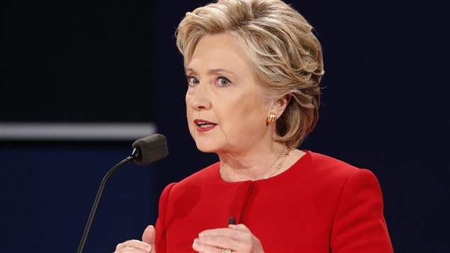 Hillary Clinton durante el debate del 26 de septiembre en Nueva York.