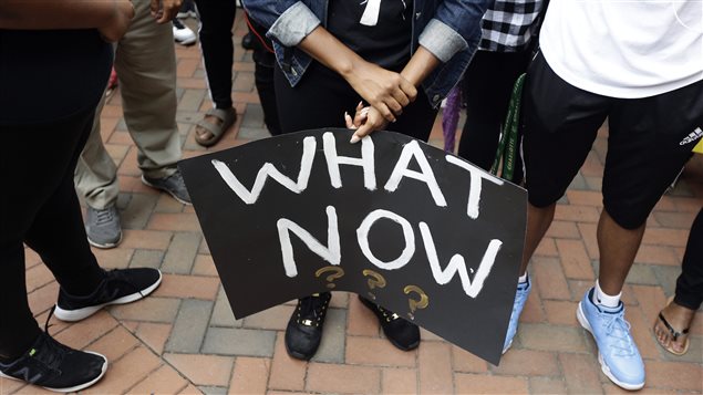 Manifestation à Charlotte, en Caroline du Nord, le 21 septembre dernier, en lien avec la mort de Keith Lamont Scott, abattu par la police. Manifestation à Charlotte, en Caroline du Nord, le 21 septembre dernier, en lien avec la mort de Keith Lamont Scott, abattu par la police.