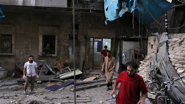 Uno de los hospitales destruidos este miércoles en Alepo, Siria.