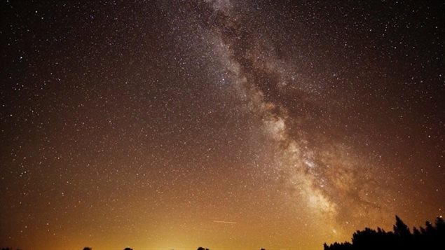 The Milky Way is shown in the night sky over Plevna, Ont. at the Dark Sky Viewing Pad in North Frontenac in a Sept., 2013 handout photo