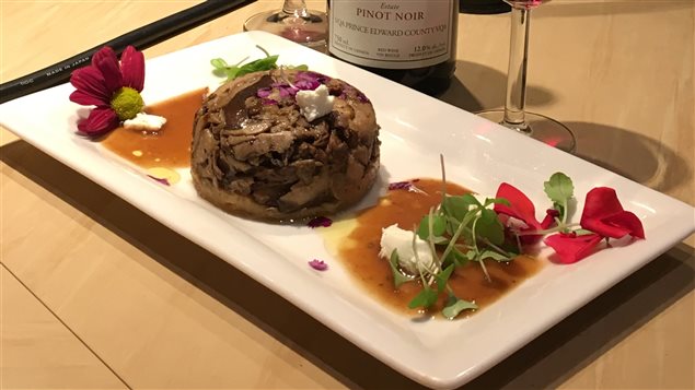 La tarte tatin aux champignons sauvages du Chef Éric Marle La tarte tatin aux champignons sauvages du Chef Éric Marle