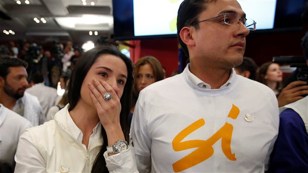 Colombianos en favor del Sí consternados ante el resultado del referéndum.