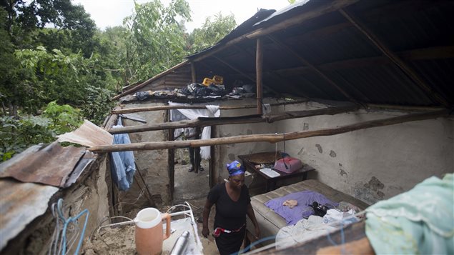 Le passage de l’ouragan Matthew en Haïti a détruit beaucoup de maisons