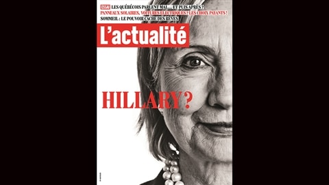 La couverture du nouveau numéro du magazine <i>L’actualité</i>