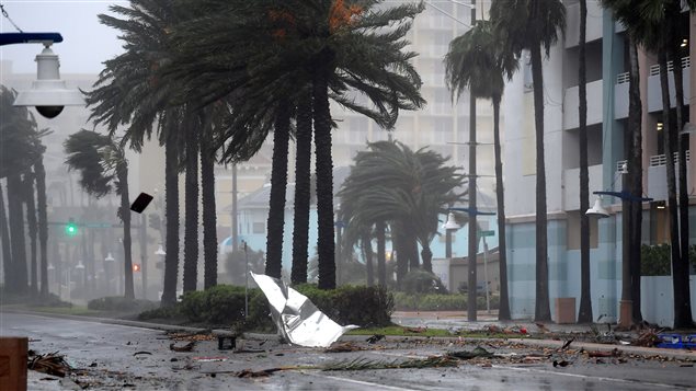 El paso de Matthew por Daytona Beach.